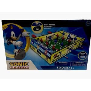 Sonic The Hedgehog Wooden Tabletop Foosball Table - BRAND NEW